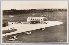 BIRMINGHAM The Airport RP Postcard, Postmarked 1959