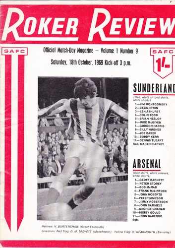 1969 1970 sunderland - 1969 ,