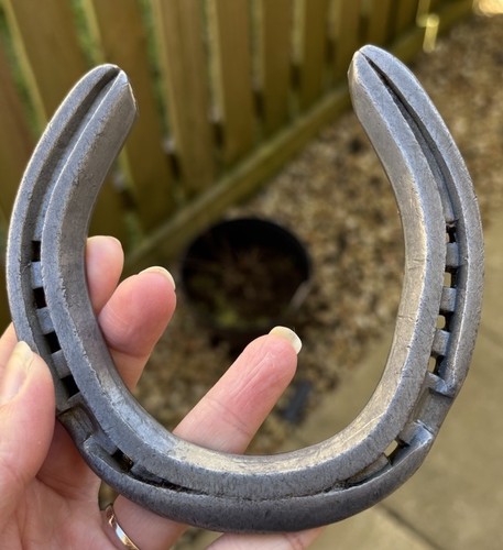 Real metal steel silver horse - metal,