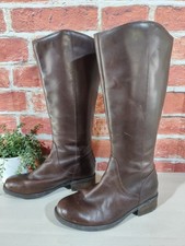 UGG SELDON TALL BROWN KNEE HIGH BOOTS UK 6.5 EU 39 US 8 LEATHER ZIP WOMENS