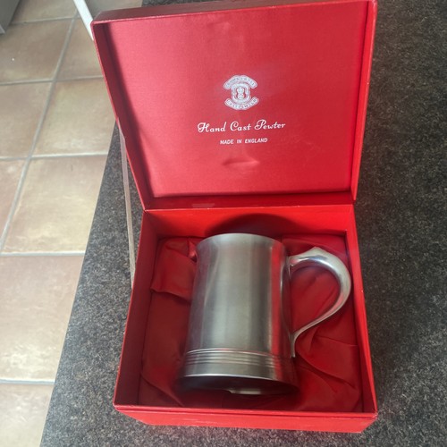 Pewter tankard crown rose - tankard, &