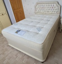 Double Divan Bed and Headboard
