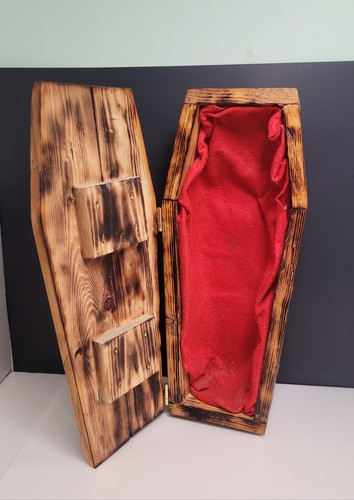 Vintage wooden coffin - vintage,