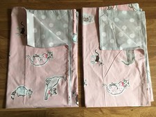 Squiggle Cats Pink & Spot Grey