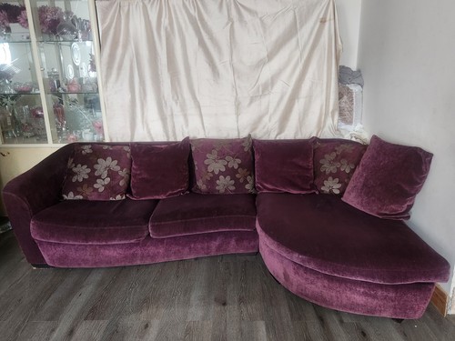 Dark purple sofa - purple,