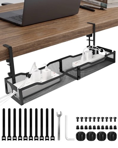Under desk cable management - cable,