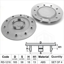 4x alloy wheel centre caps