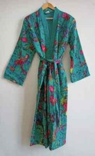 Handmade Green Bird Print