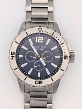 Men's Nautica NSR-05 Blue Dial Steel Watch. Mint Condition. Boxed.