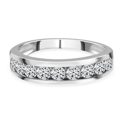 Tjc moissanite half eternity - moissanite,