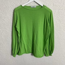 Zara Knit Lime Green Boat Neck