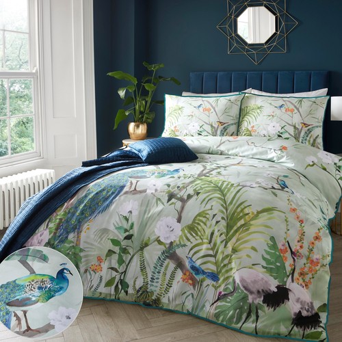 Peacock duvet cover - duvet, 100%