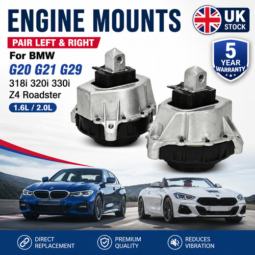 Pair engine mounts - engine,