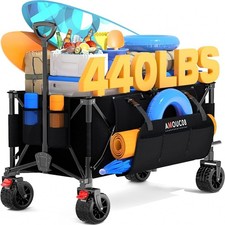 Large Trolley on Wheels Folding Camping Trolleys 440lbs Capacity for Auction 