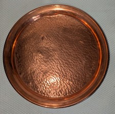 Vintage Solid Copper Serving