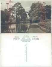 The Mill Gardens Gillingham Dorset England EA Sweetman Son Trees River Real