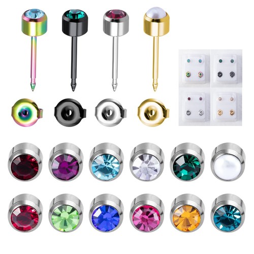 Pair birthstone stud - 1,