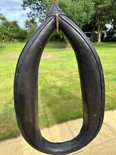 VINTAGE /ANTIQUE Patent Leather Cob Show Collar 20.5” X 8* Private Driving used