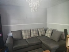 DFS Corner Sofa Large Grey