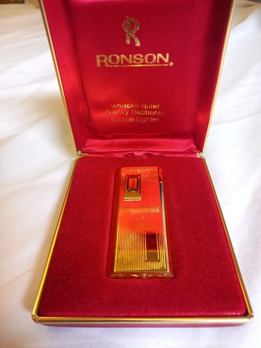 Vintage ronson gold roller - vintage,