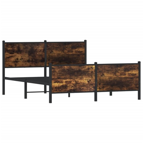 Metal bed frame with - frame,