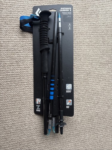 Carbon running poles black - carbon,