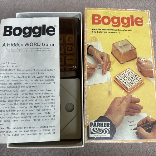 Boggle game vintage - vintage,