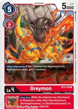 BT5-010 Greymon Uncommon Mint