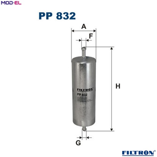 Fuel filter 832 for bertone - fuel,