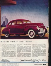 Magazine Ad - 1939 - Lincoln