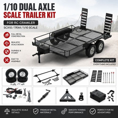 Dual axle scale trailer - scale,