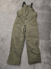 Fortis Carp Fishing Olive Green Tundra Thermal Waterproof Salopettes - XXL