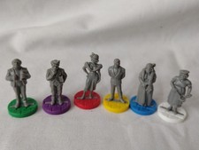 Set of 6 Cluedo Waddington Detailed Figures REF2