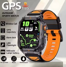 Military GPS Smart Watch Men
