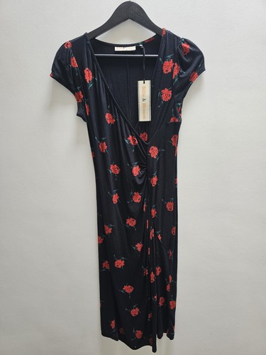 Black floral billie blossom - floral,