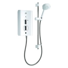 Mira Escape Plus Thermostatic Electric Shower 9.8kW - White New Free Postage