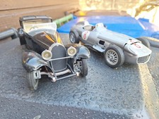 SOLIDO BUGATTI ROYALE 1.18 SCALE AND POLISTIL 1.16 SCALE MERCEDES RW196