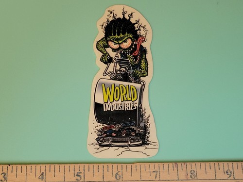 Vtg world industries rat - 90's,