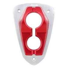 CNC Exhaust Muffler Power Tip Cap Decorative Cover Red for Kawasaki Z800 13-16