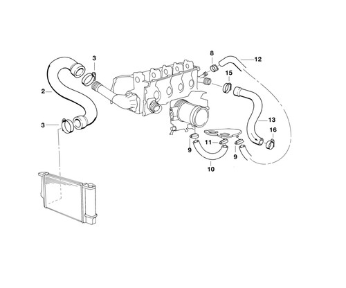 Bmw genuine engine - genuine, cooling