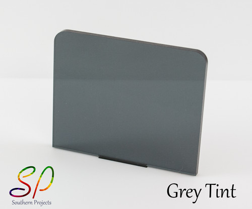 Grey tint acrylic - grey, 3mm