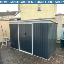 9x6 metal garden shed - metal,