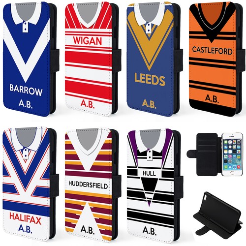 Retro rugby shirt iphone case - retro,