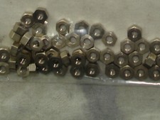 25 x 6BA Full Nuts Brass  Bright Nickel Plated.