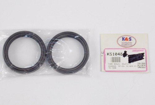 Front fork seals 45x57x11 - k&s,