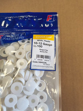 ForgeFix Cover Caps Brown or White Plastic pack of 100 Hinge Top 10-12 Gauge