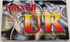 Maxell audio cassette - ur,