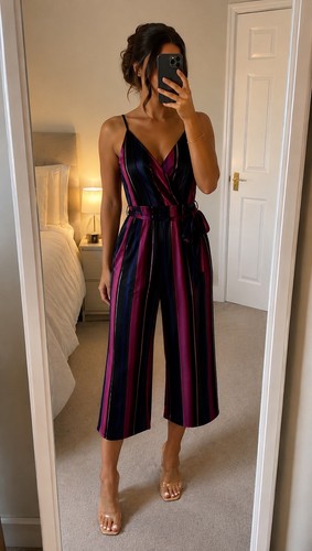 Primark cropped jumpsuit with - primark,