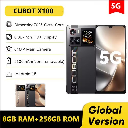 Cubot x100 smartphone rear - cubot, 5g
