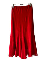 ALEXON Maxi Evening Chiffon Fully Lined Skirt, Elasticated Waist Size 10